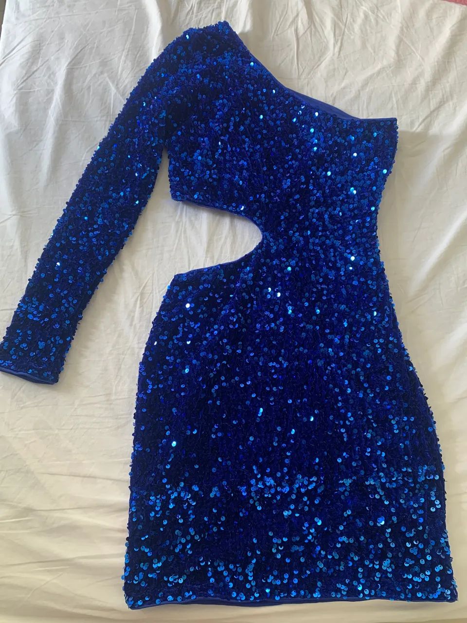 Vestido azul paete  - Foto 2