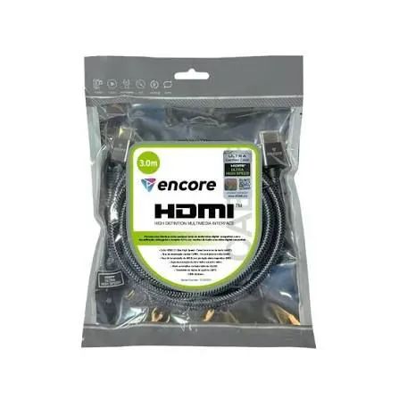 Cabo HDMI Encore 3.0mt  versao 2.1
