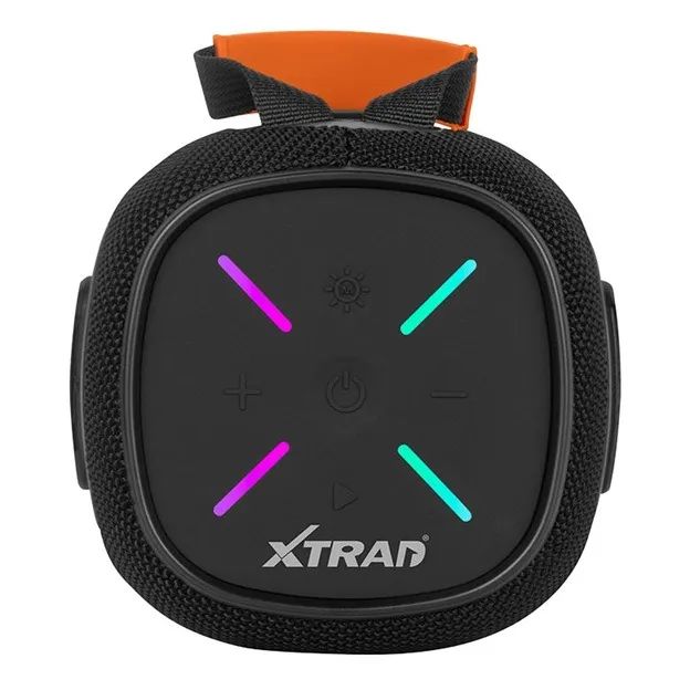 Caixa de Som Bluetooth XTRAD 40W LED RGB Rádio FM - Preto - Foto 3
