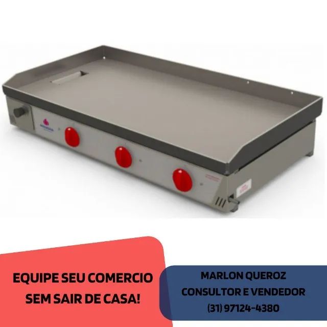 Chapa a gás 1.00M Progás Nova 