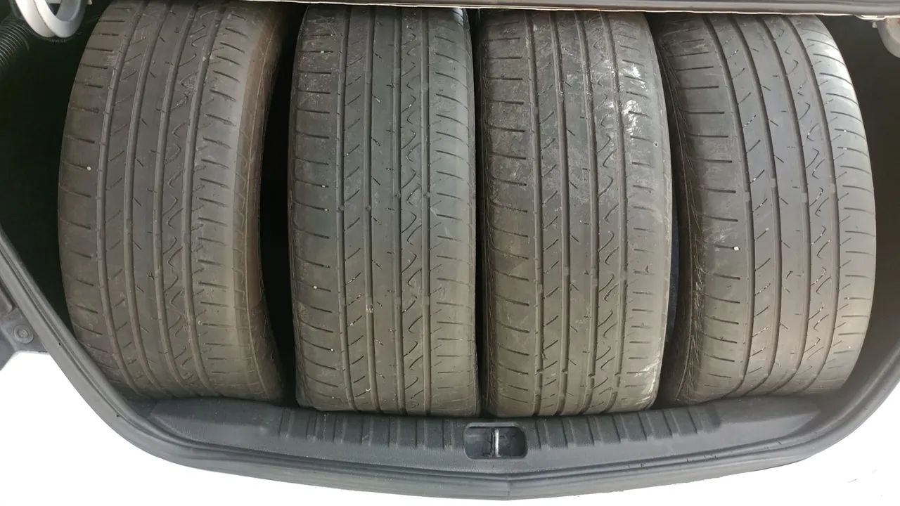 Four Continental tires 195/55/17 for sale, 80% remaining tread—excellent for daily use