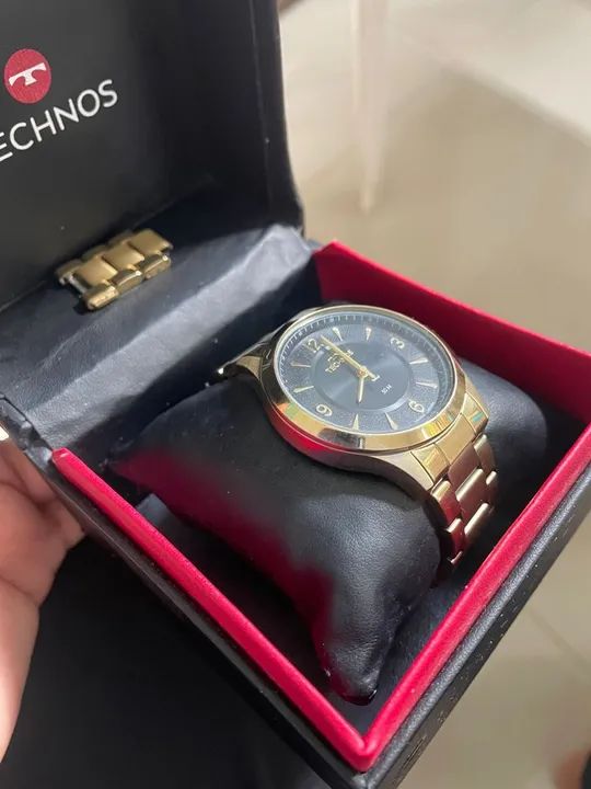 Relógio Technos feminino Dourado - Novo - Foto 2