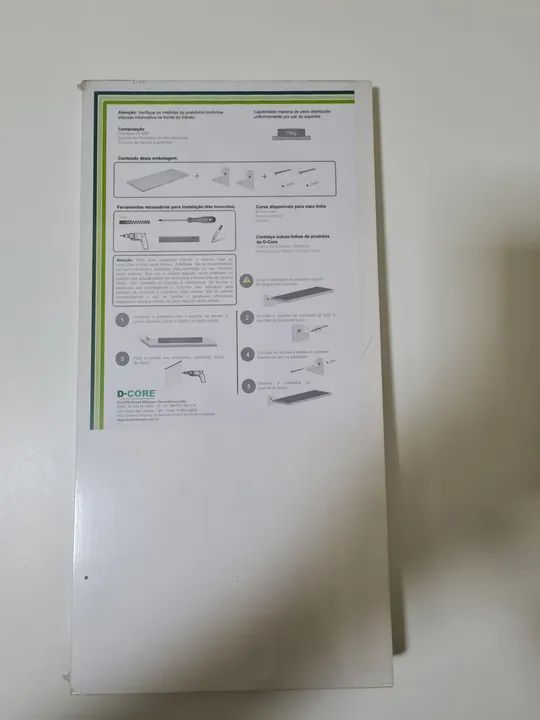 Prateleira decorativa mdf cor branca  - Foto 4