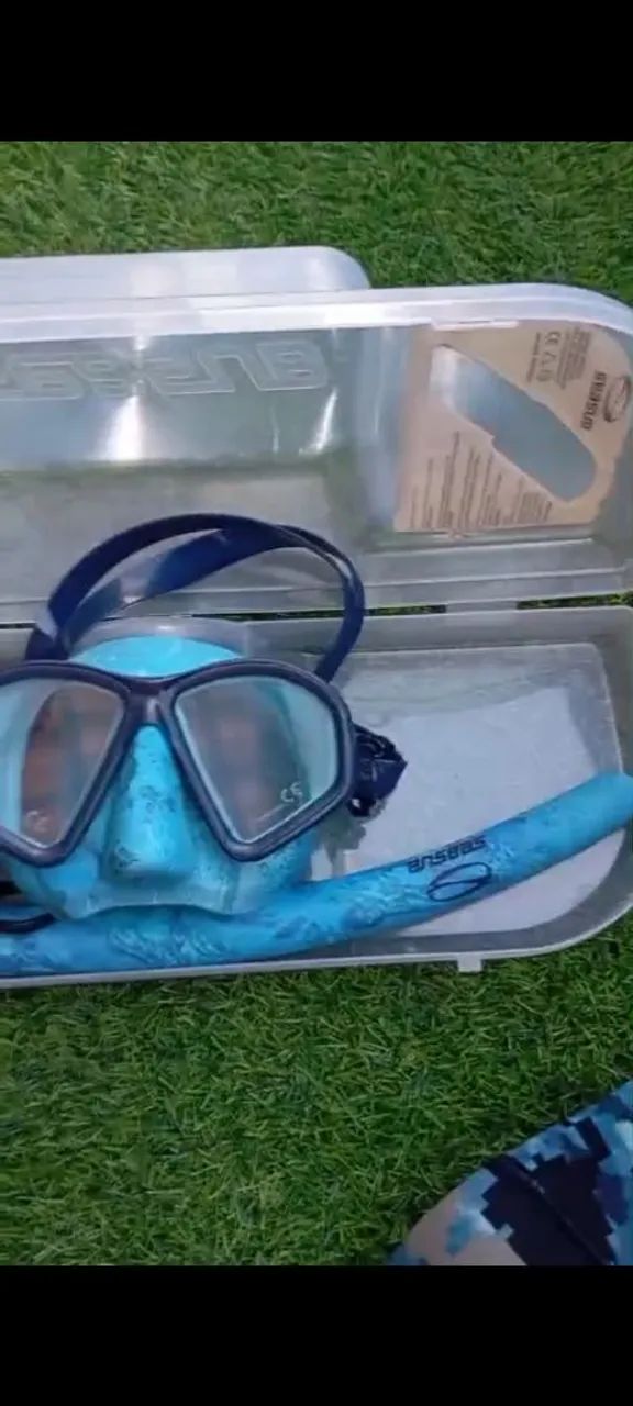 Vendo roupa de mergulhpo camuflada, 5mm. L - Foto 4