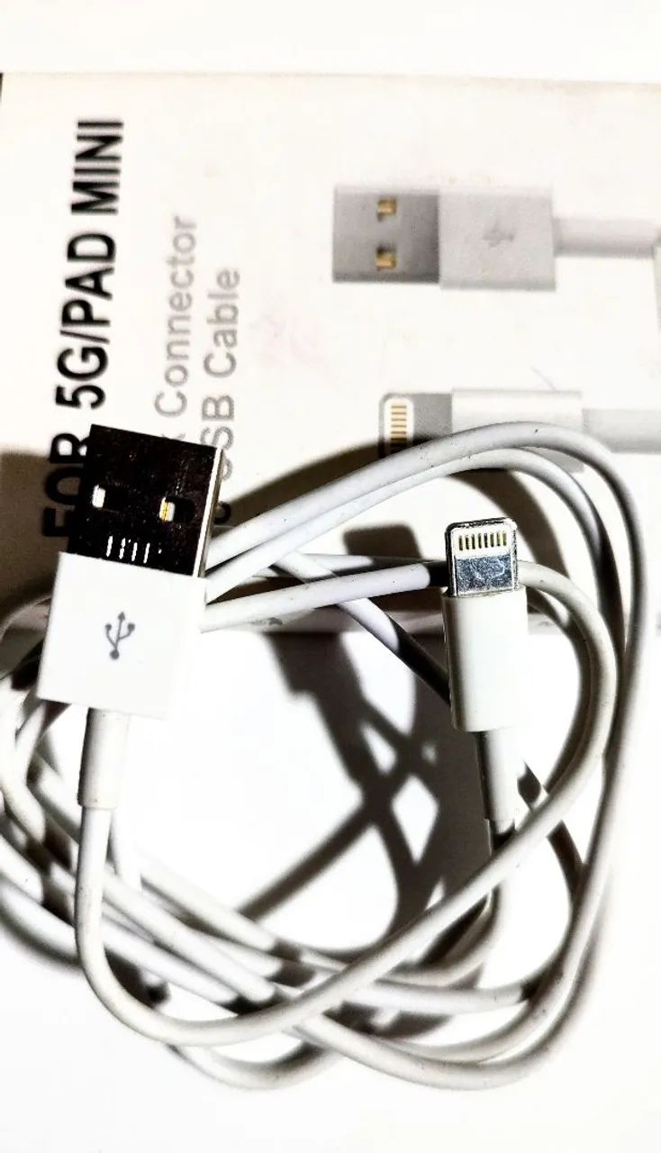 Cabo iPhone Lightning para lelo Ou Cabo iPhone Tipo C original, NOVOS - Foto 6