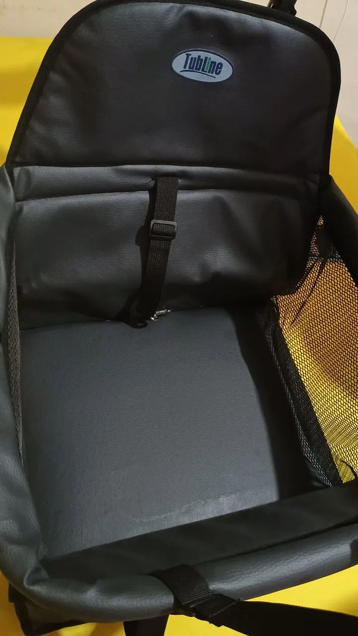 Cadeirinha Tubline para Pets de até 10 kg para ser usada em carros - Foto 2