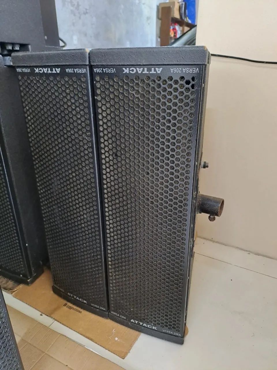 LINE ARRAY ATTACK VERSA 206A-8 caixas - Foto 3