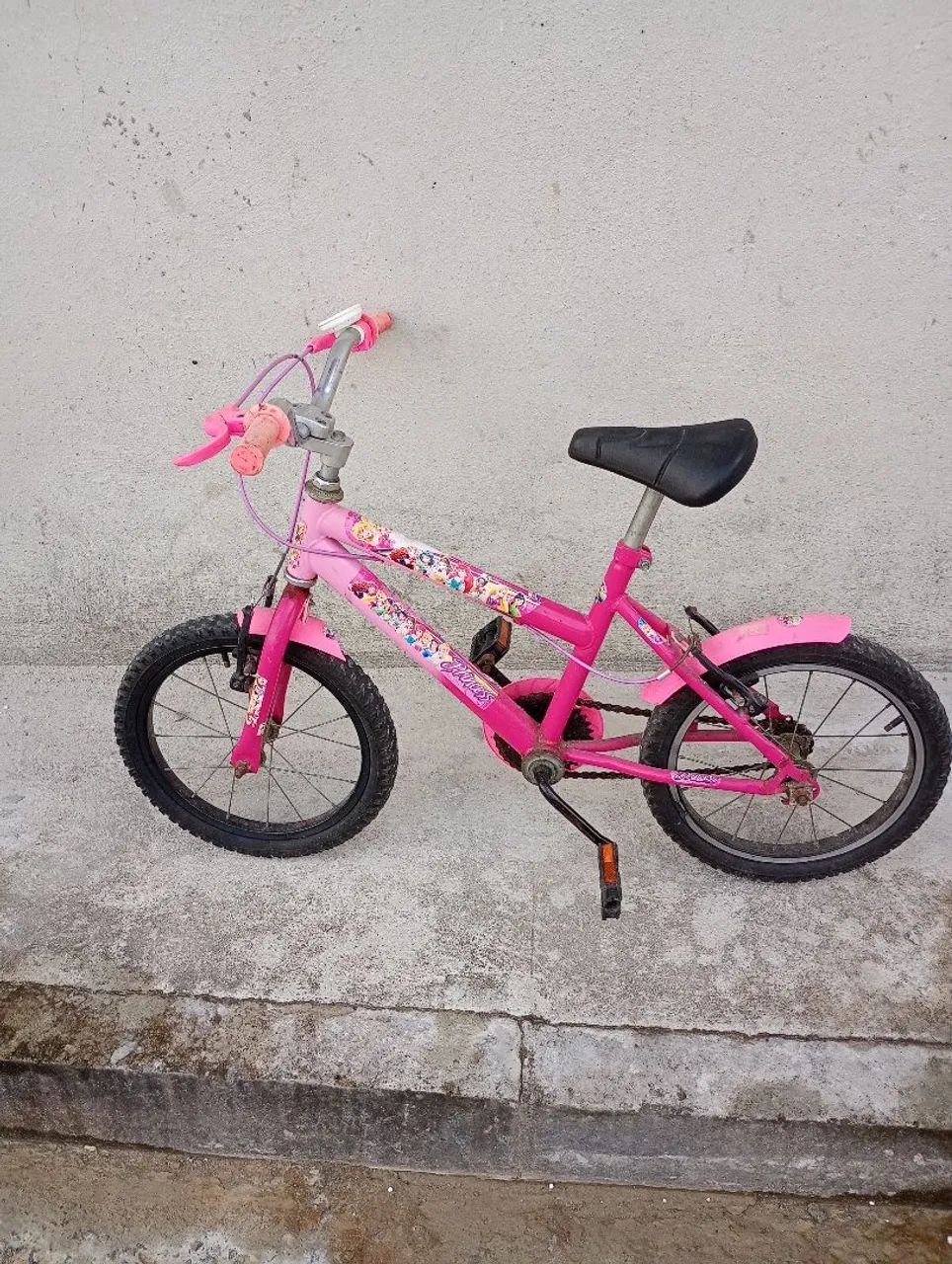 Bicicleta Infantil Rosa Princesas