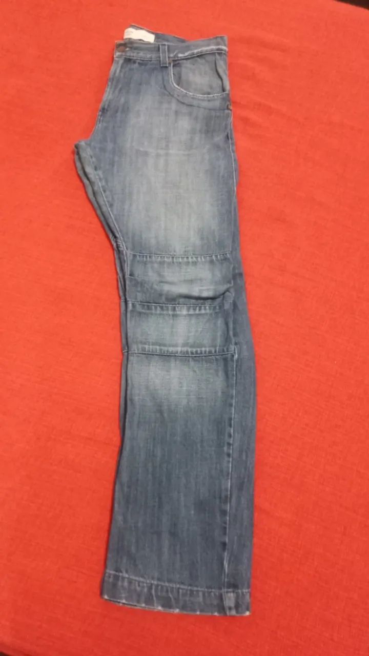 Calça M.Officer, azul, 42. - Foto 2