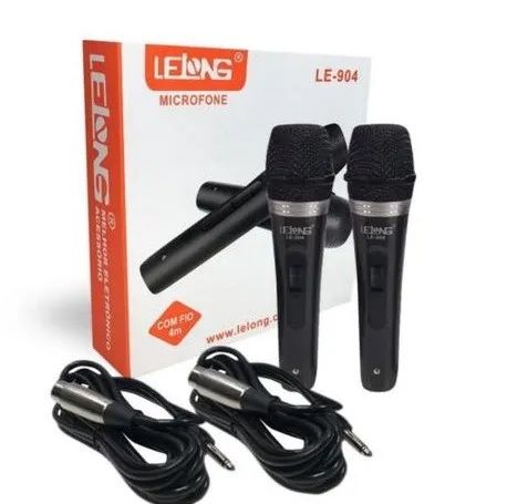 Microfone Dinâmico Lelong LE-904 4m