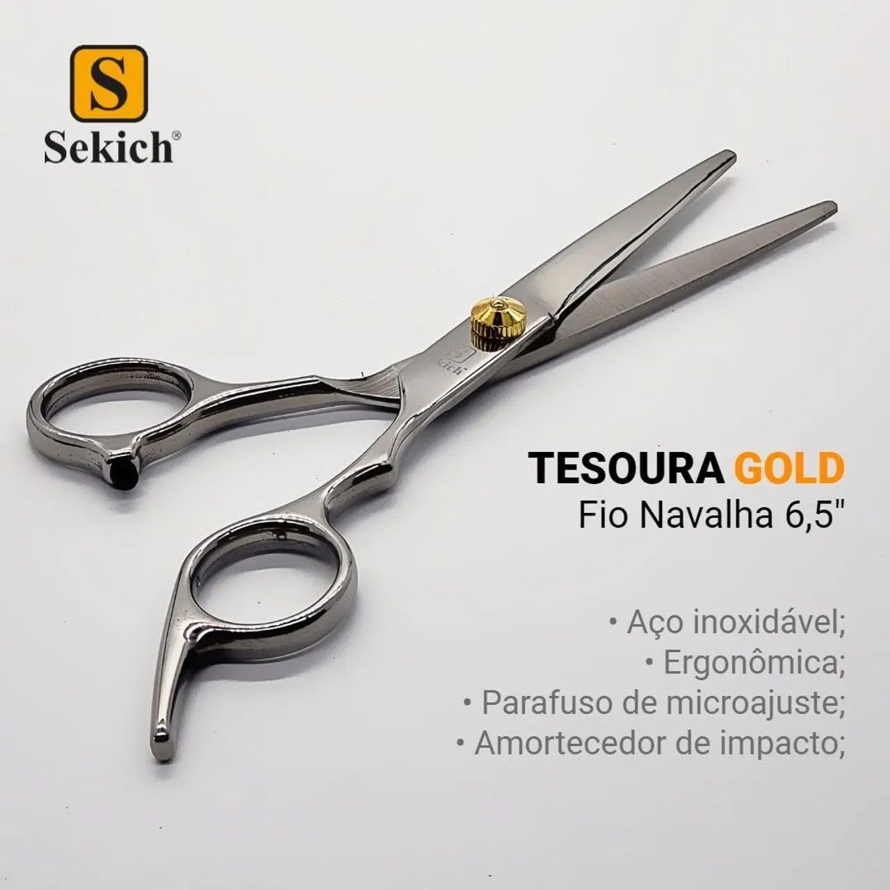 Tesoura Profissional SEKICH *** Fio Laser ***