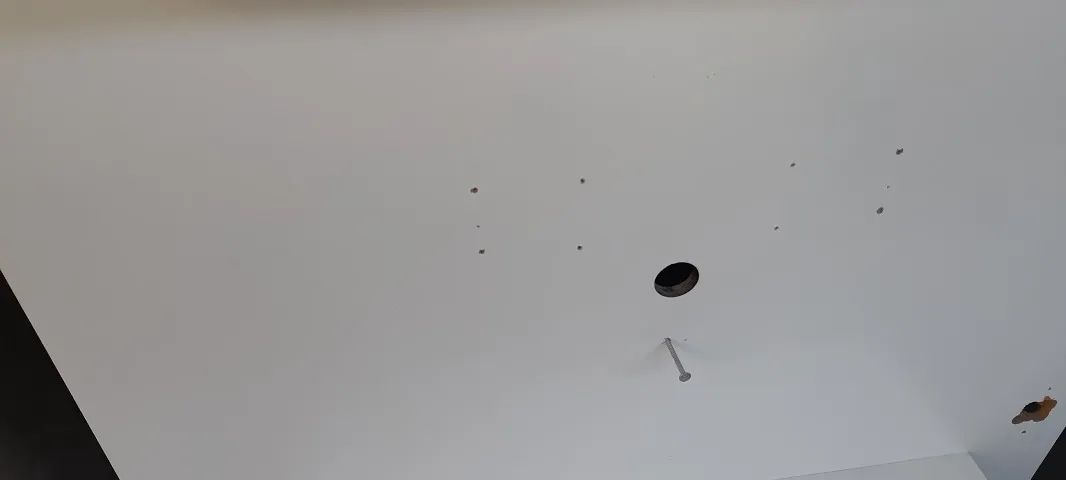 Estante Para Tv Painel De Parede Armário Suspenso Decorativo Branco - Foto 4