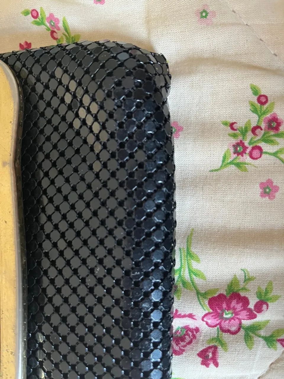Bolsa de mão vintage em metal