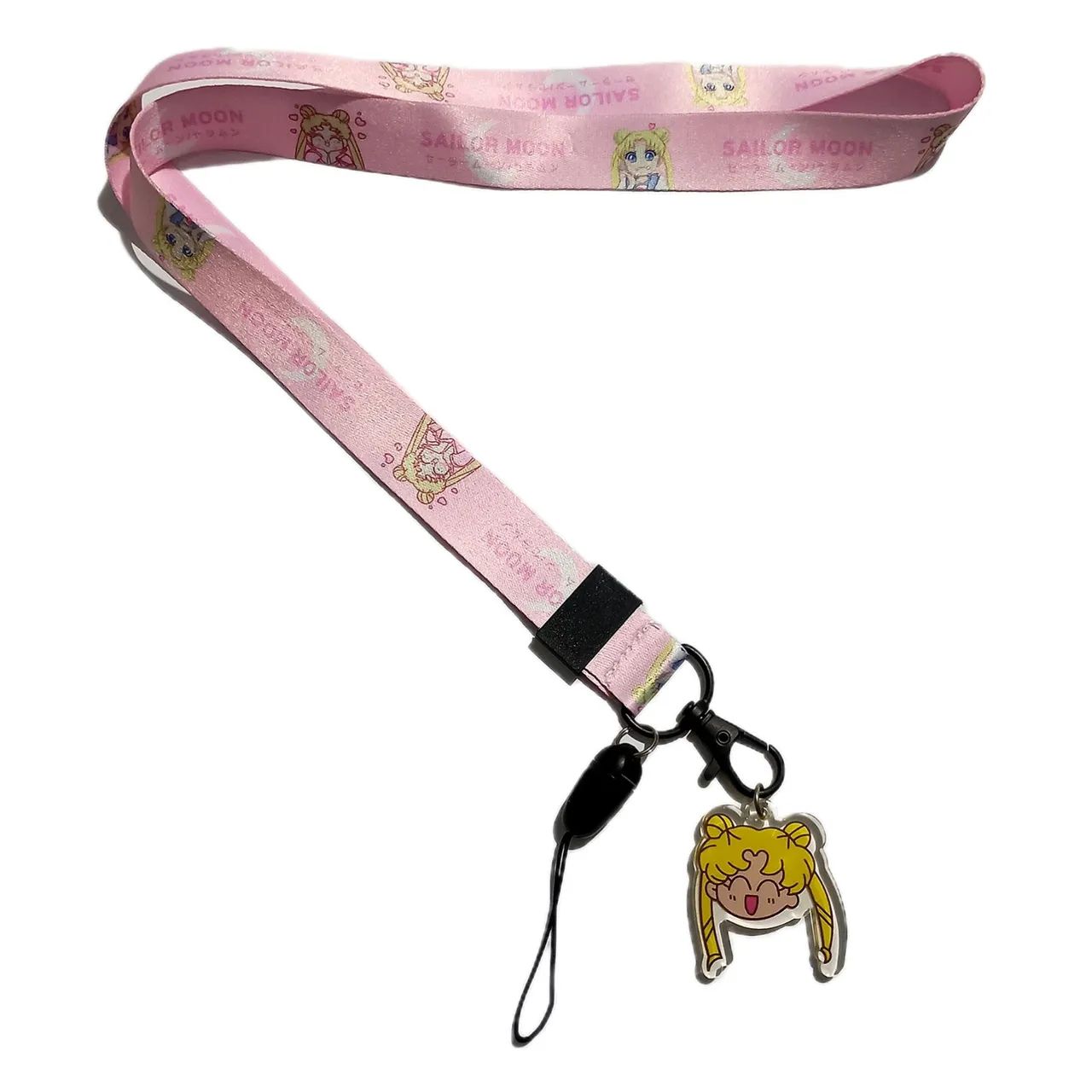 Kit cordão chaveiro Sailor Moon anime Artemis luna serena tsukino otaku cat nerd geek  - Foto 4