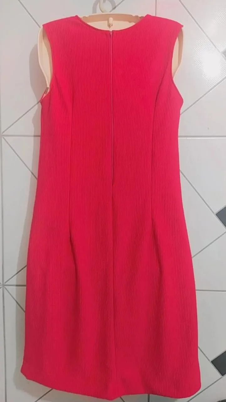 Vestido pink com Detalhes em Renda - Foto 2