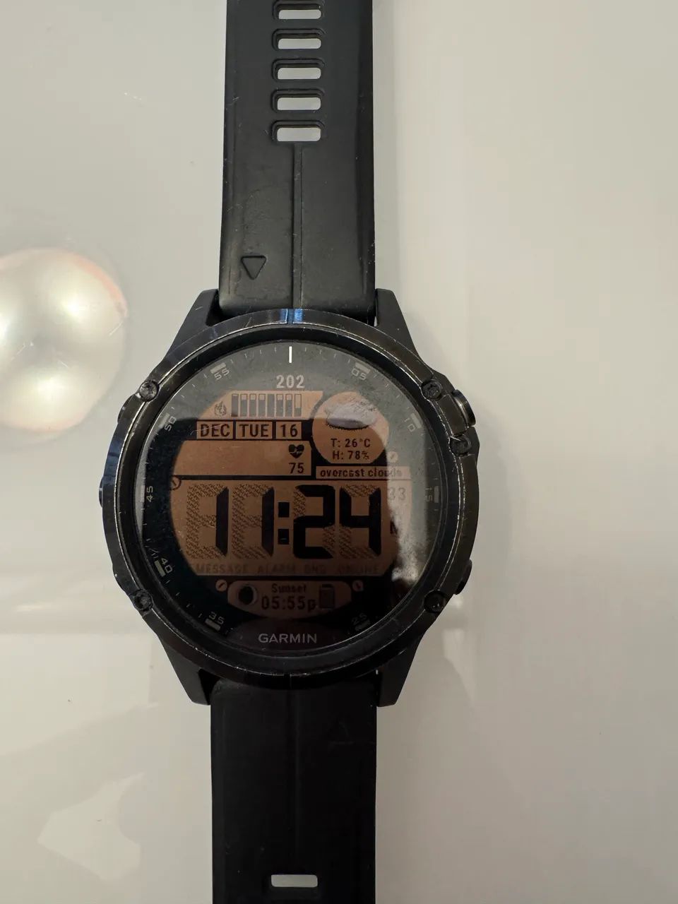 Relógio Garmin Fênix 5 Plus 47mm Safira - Foto 3