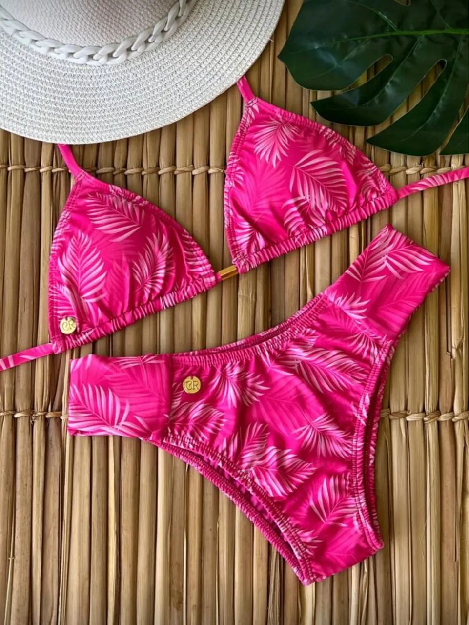 Conjunto Biquíni Rosa P com short e xuxinha. - Foto 2