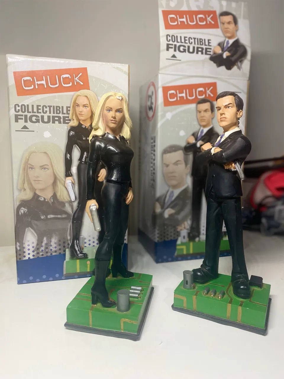 Agente Sarah Walker E John Casey  Boneco colecionável  / tv série Chuck - Foto 2