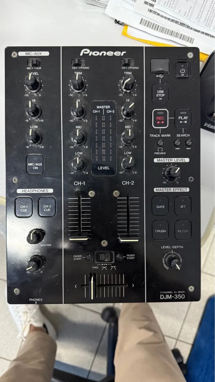 DJ機材 Pioneer DJM-350 DJ MIXER DJM-350-W (archived) 録音機能搭載 2ch DJミキサー (white) - Pioneer DJ