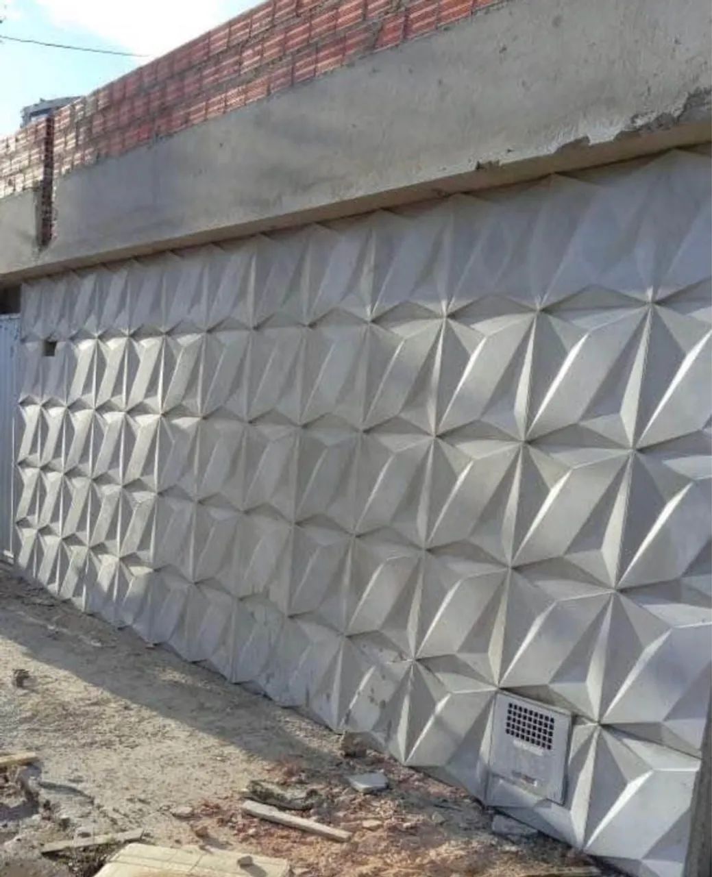 Painel 3D Decorativo - Design Geométrico Moderno - Foto 3