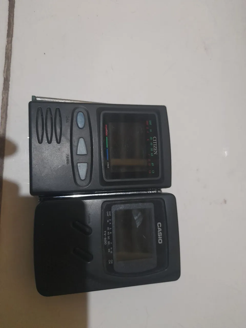 TV Portátil Citizen e Casio