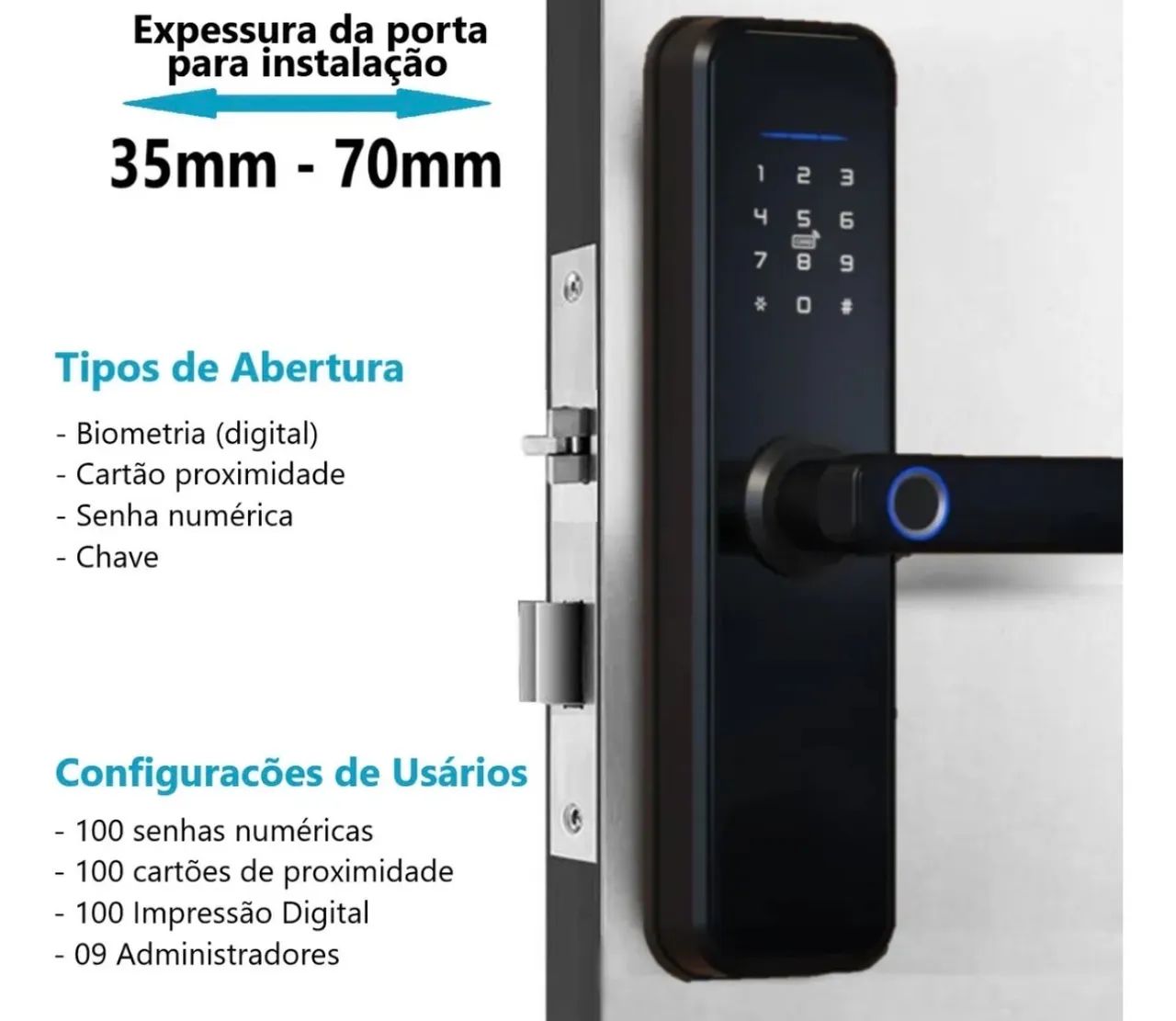 Fechadura Digital Primebras - Foto 6