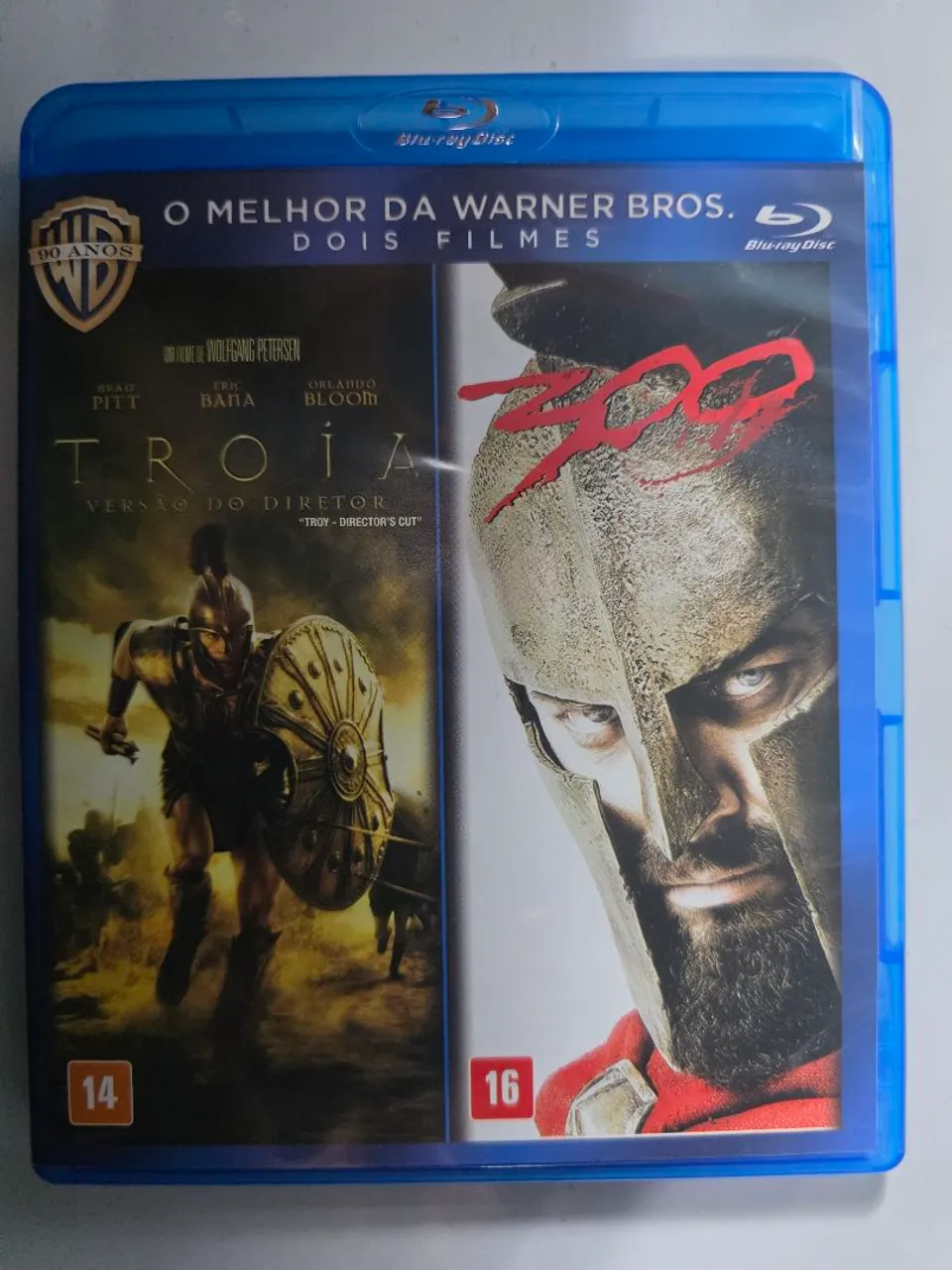 Blu-ray O Melhor da Warner Bros: Troia e 300