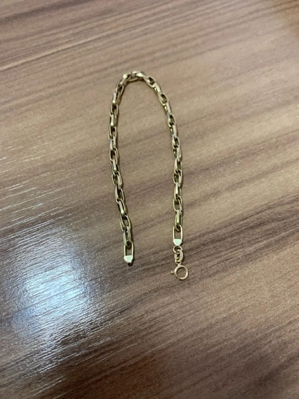 Pulseira elo trançado - 4.1g ouro 18k (750)  - Foto 3