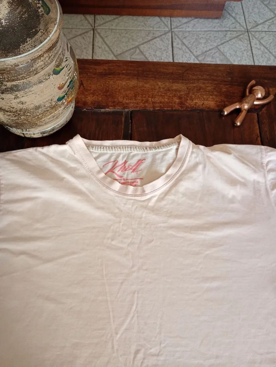 Camiseta KHELF importada  G salmão  - Foto 4