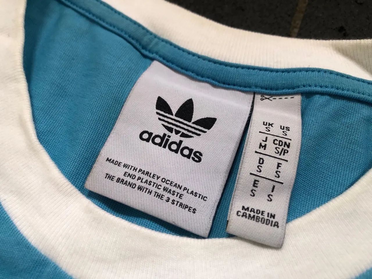 Conjunto original Adidas Azul, calça jogger e camiseta originals - Foto 2
