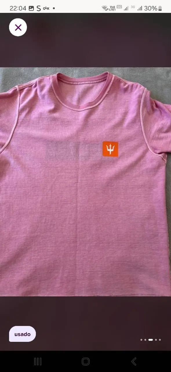 Original Camisa osklen Malhão M Linda diferenciada - Foto 3