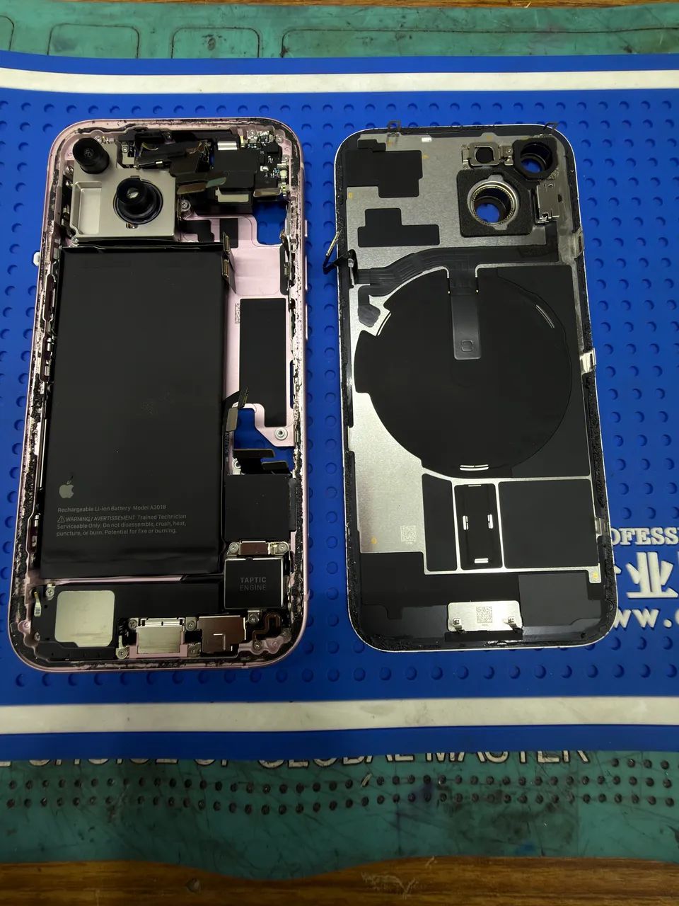 Carcaça do iPhone 15 rosa COMPLETA!