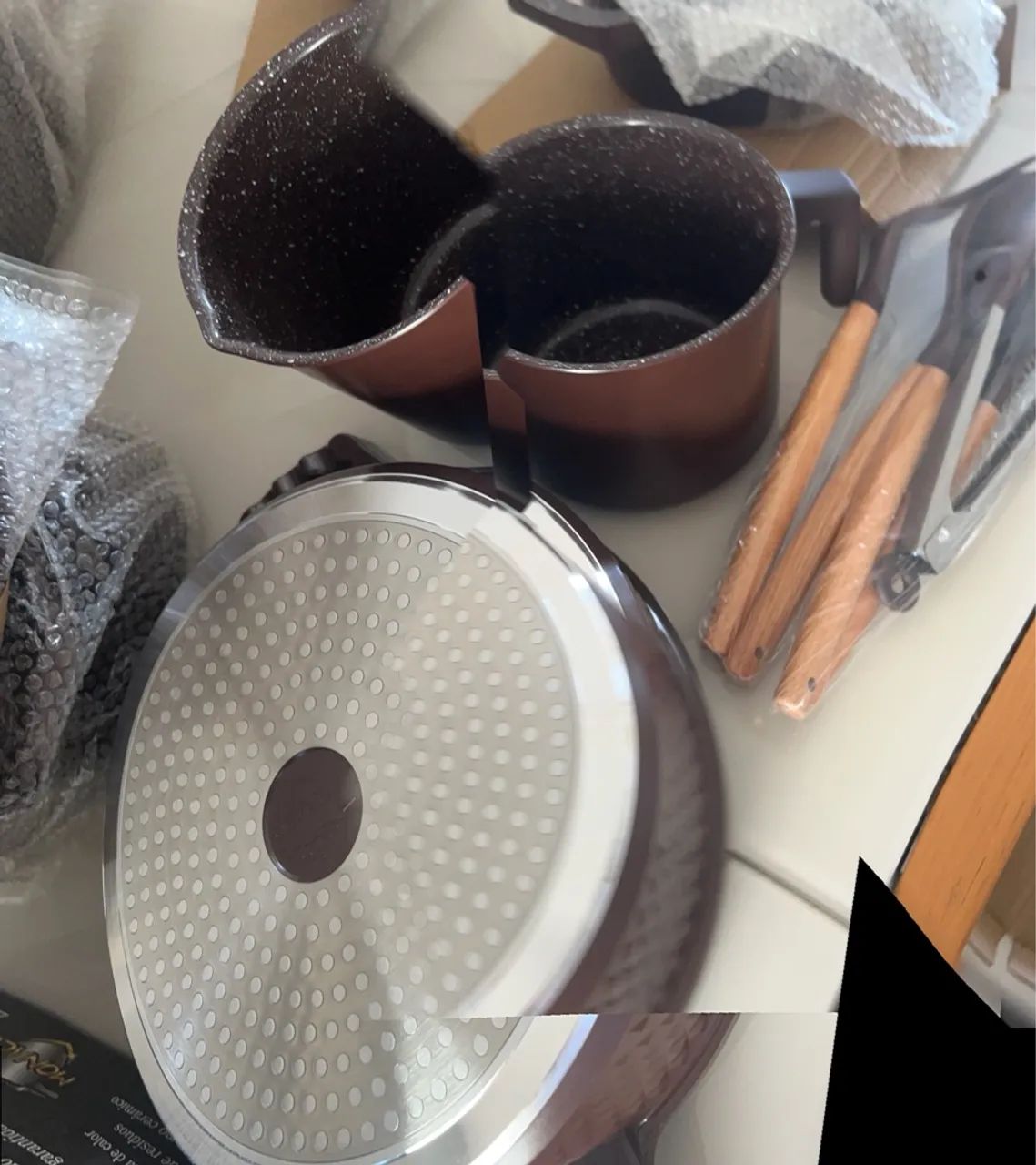 Vender conjunto novo na caixa  panelas Mônaco - Foto 2