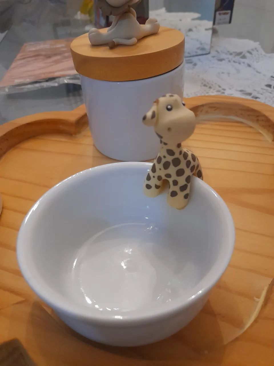 Kit de Pote para Bebê com Tema de Animais - Foto 4