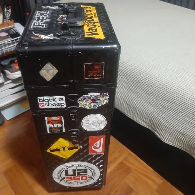 MALETA DE ALUMÍNIO MODULAR ( ALÇA, CHAVE E RODINHAS ) - Foto 2