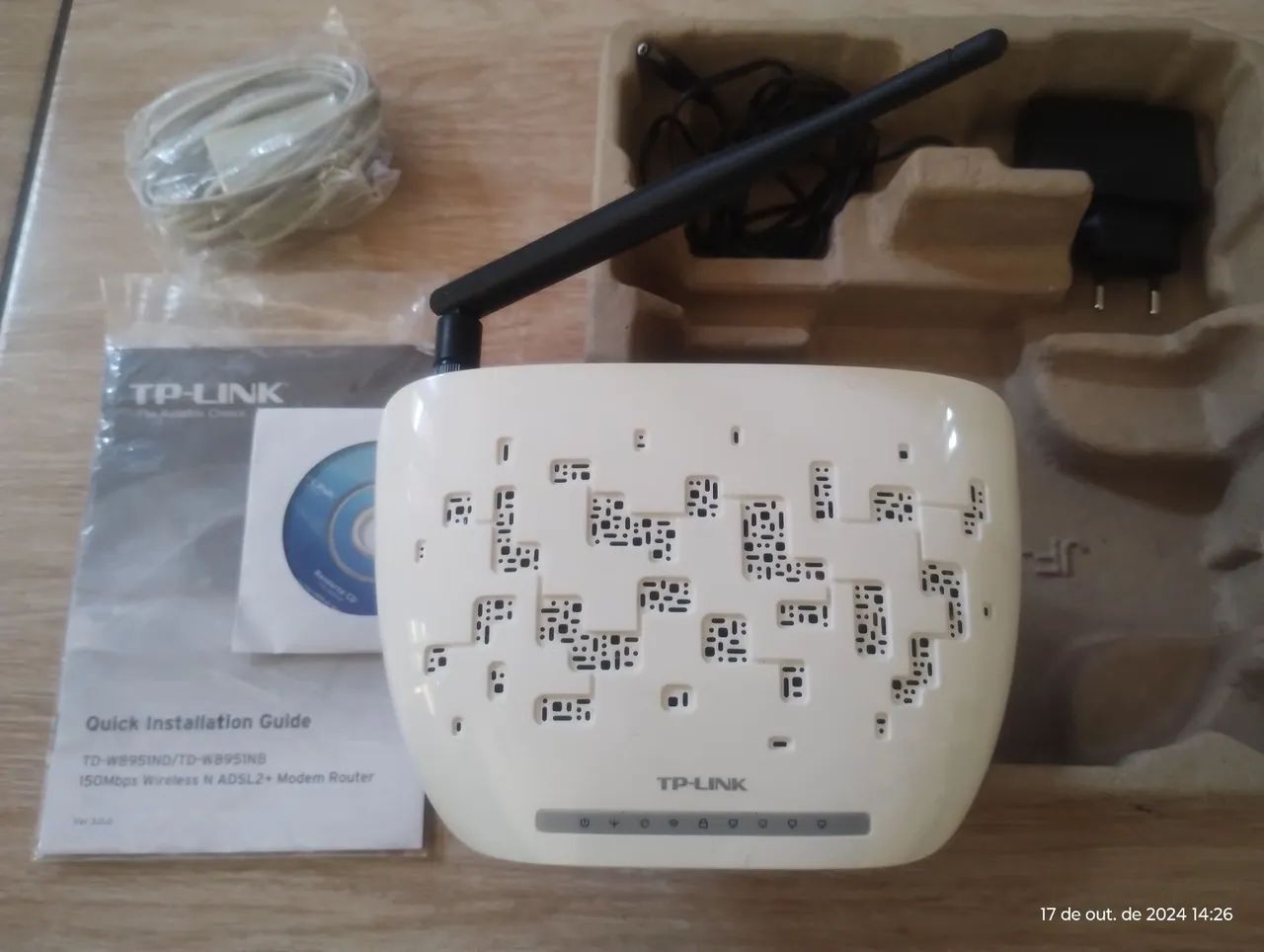 Roteador TP-LINK TD-W8951NB 150Mbps Wireless N ADSL2+