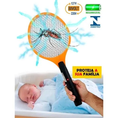 Raquete Eletrica Contra Mosquitos - Foto 3