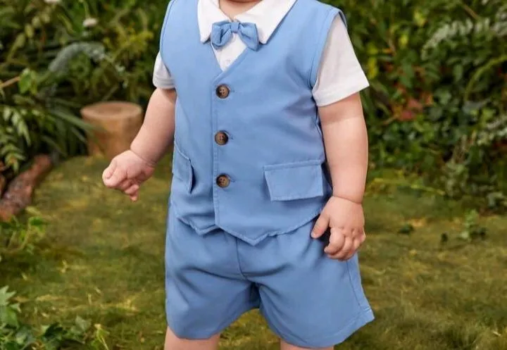 Terninho azul bebê