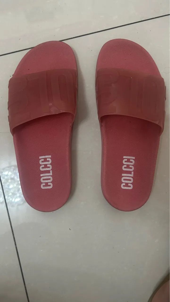Sandália Slide Feminina Colcci - Rosa