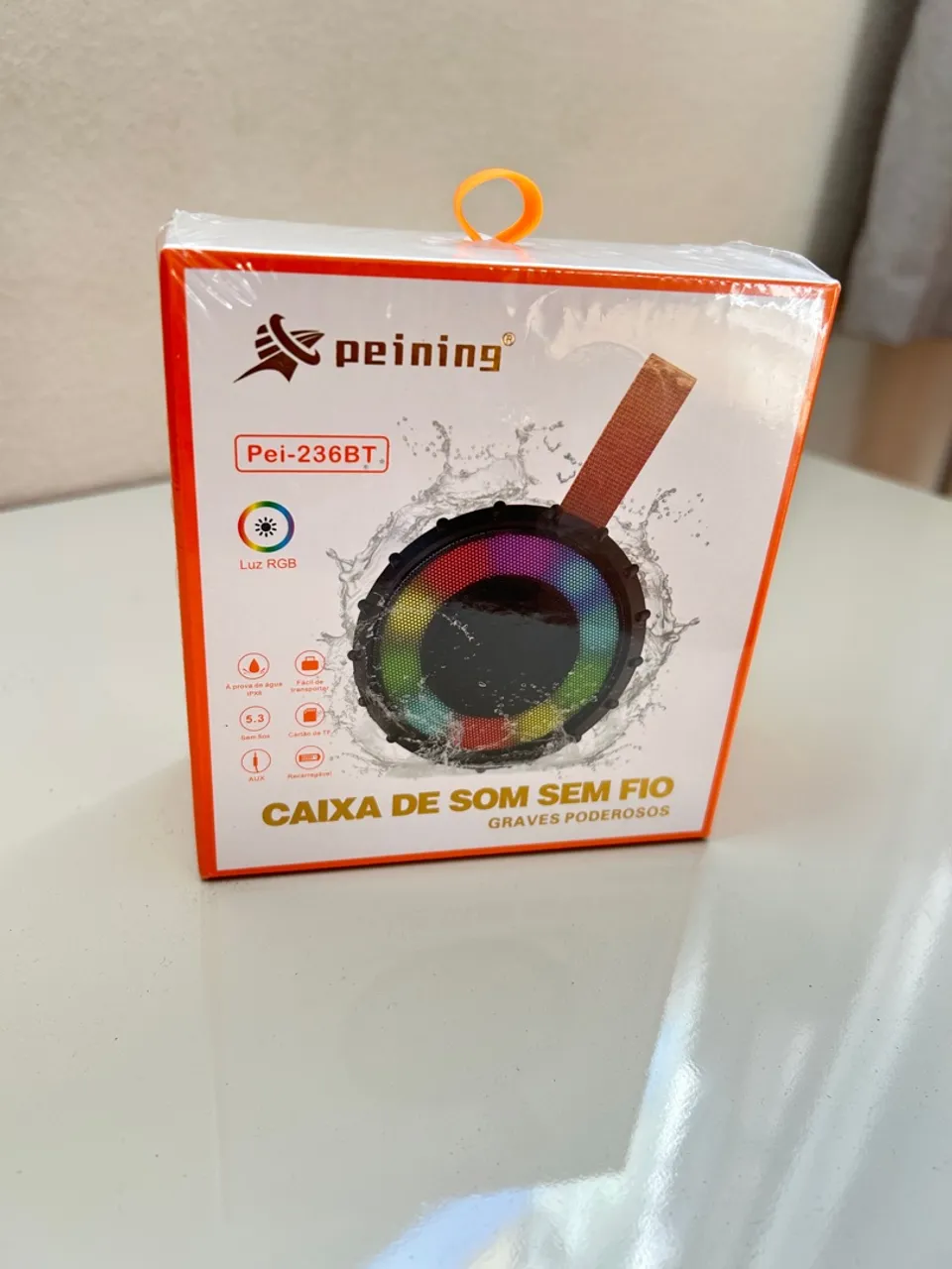 Caixa de Som Sem Fio Bluetooth Pei-236BT