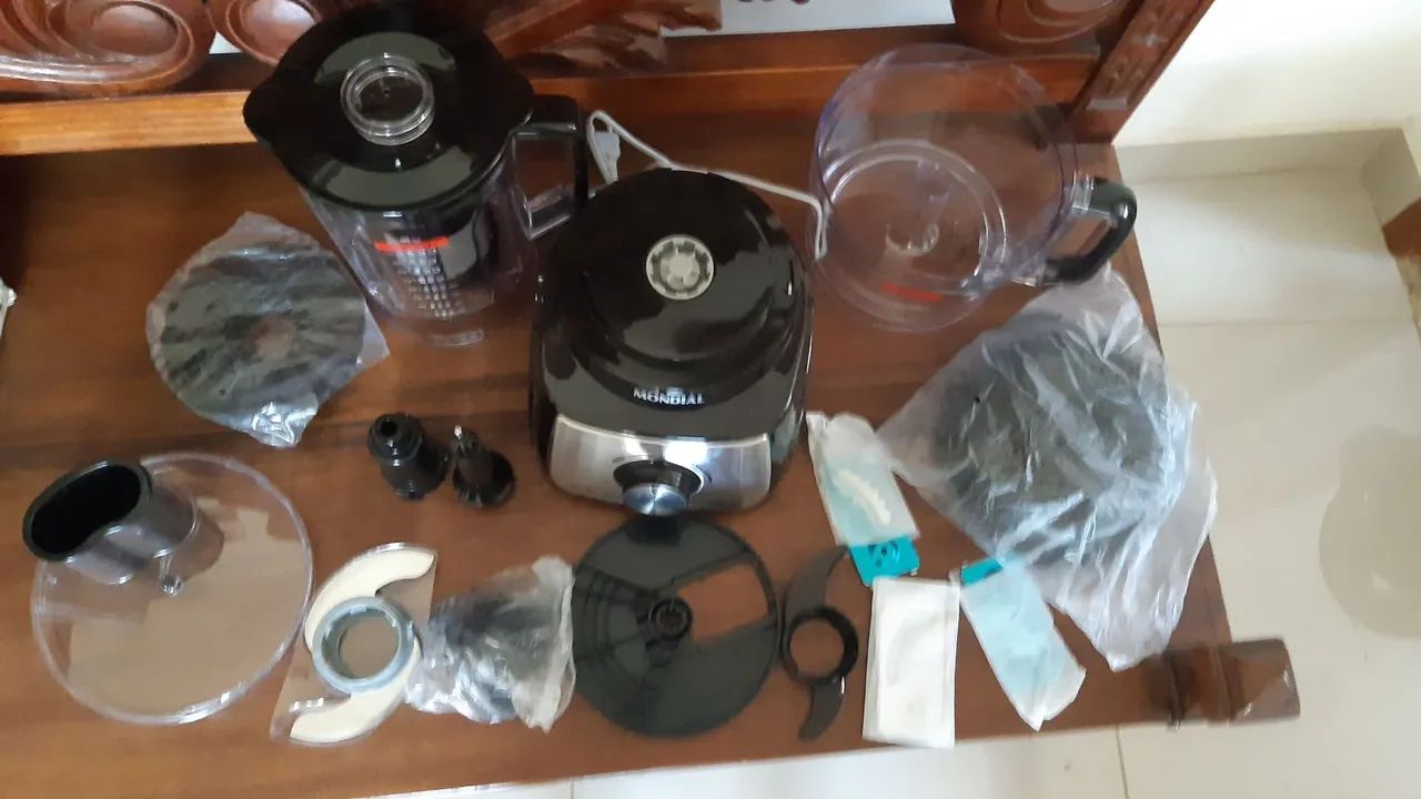 Multiprocessador Mondial Turbo Chef 9 em 1 - 1000W - Foto 4