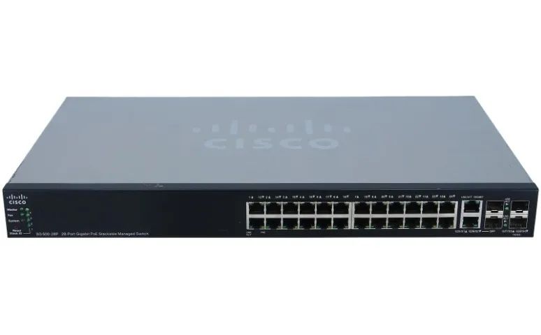 Switch Cisco Sg500 28 24 Portas Gigabit 