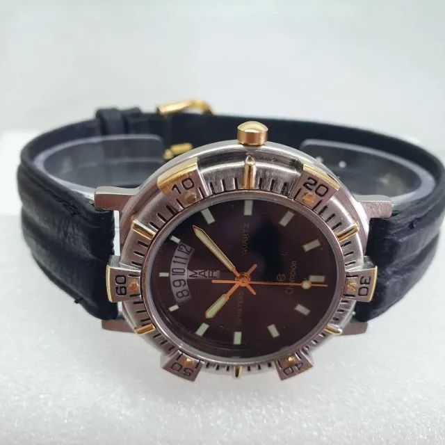Relógio Champion Mod CH80/171 Social Masculino Date Vintage - Foto 3