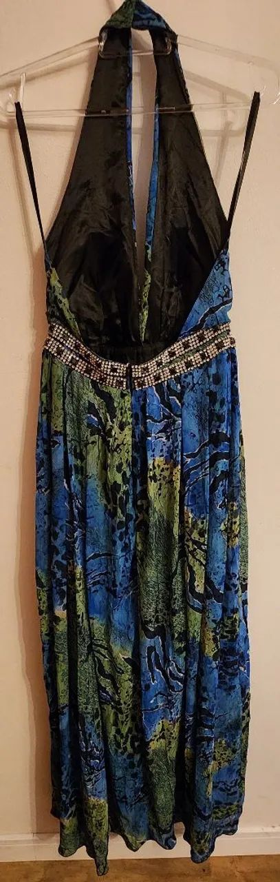 Vestido estampado longo - Foto 3
