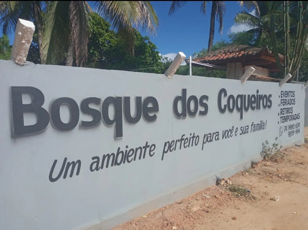 Chácara "Bosque dos Coqueiros" - Aluguel por Temporada
