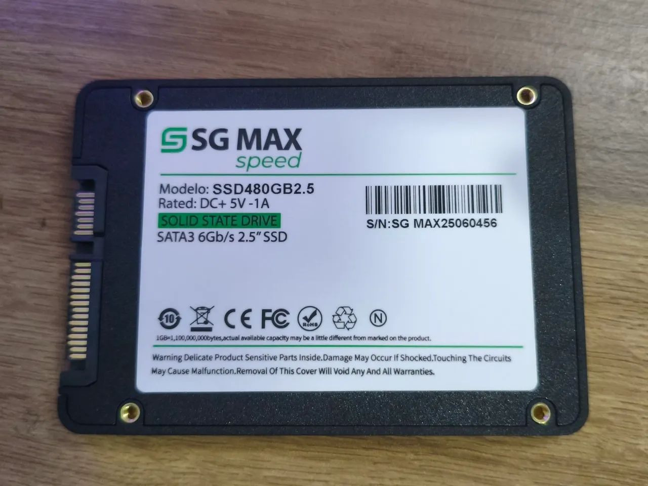 SSD Sata SG MAX 480Gb - Foto 2