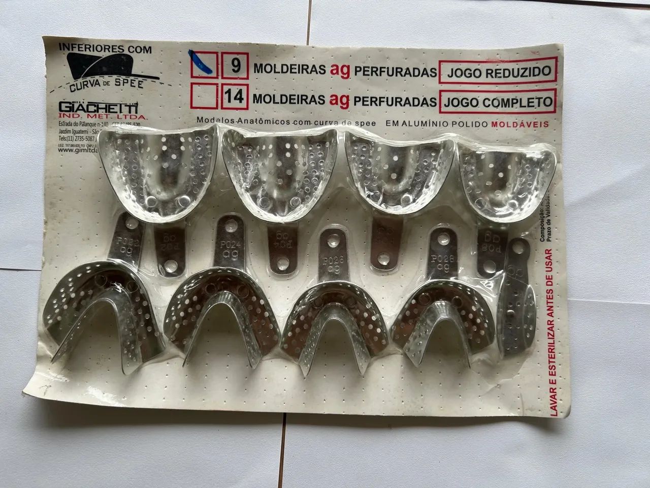 Moldeiras perfuradas