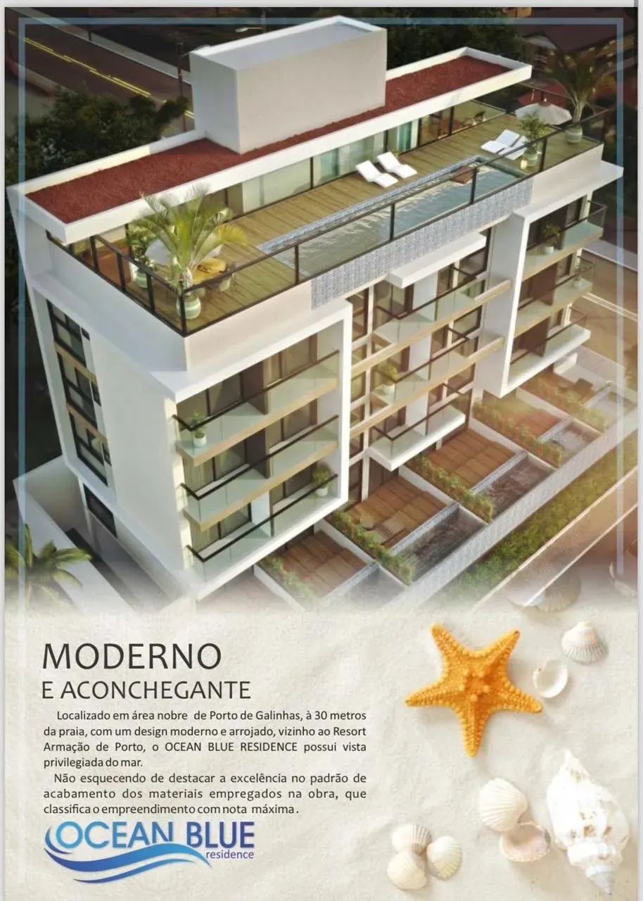 flats na beira mar de Porto Galinhas - Ipojuca - PE
