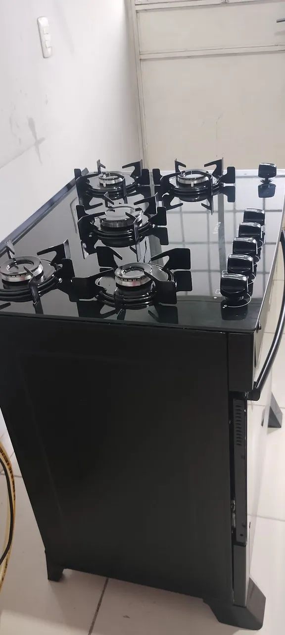 Fogão 5 bocas Atlas mesa de vidro  - Foto 6