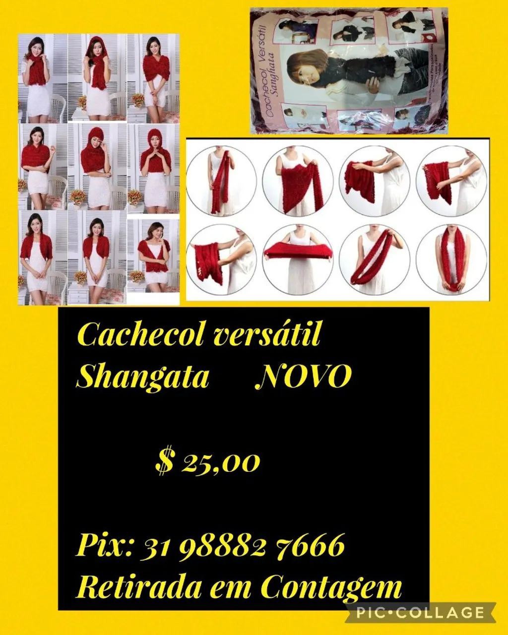 Cachecol versátil Novo